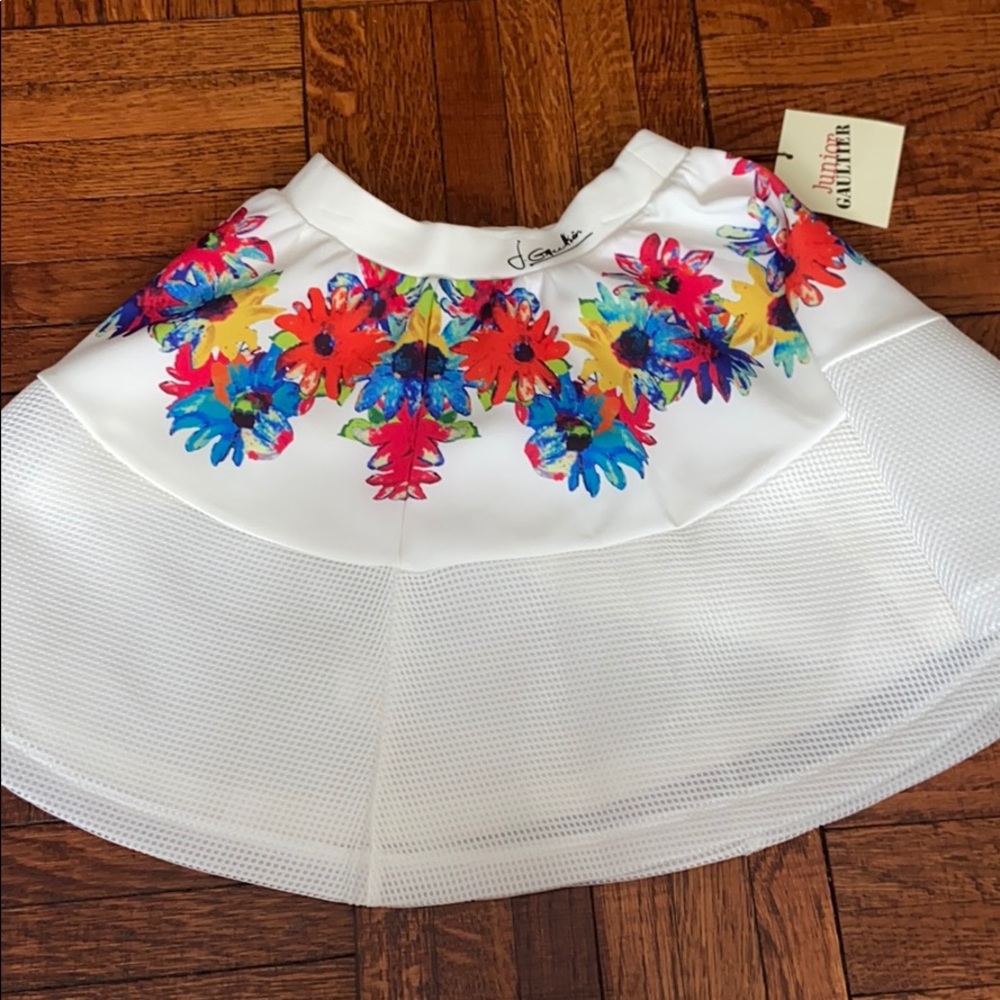 Junior Gaultier flower skirt